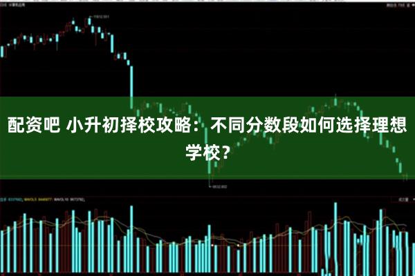 配资吧 小升初择校攻略：不同分数段如何选择理想学校？